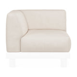 Monocle outdoor modular sofa cushion set - White fabric White Cliff Studio Outdoor Sofa