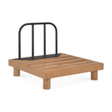 Monocle outdoor modular sofa frame - teak - aluminium - 1 seater White Cliff Studio Outdoor Sofa