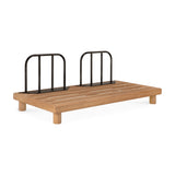 Monocle outdoor modular sofa frame - teak - aluminium - 2 seater White Cliff Studio Outdoor Sofa