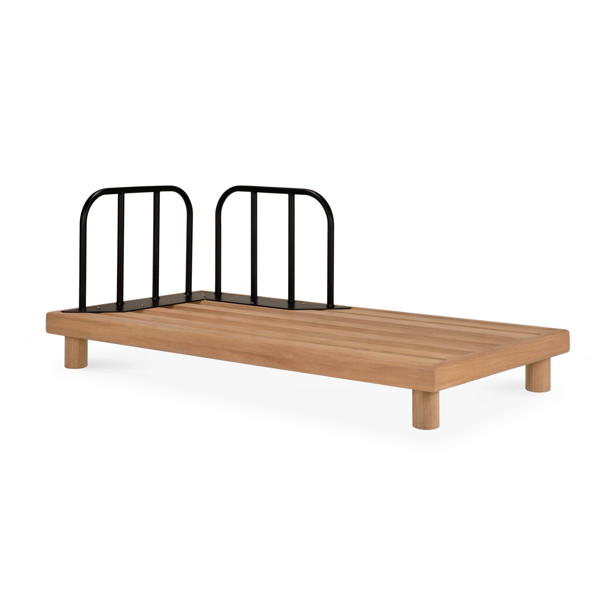 Monocle outdoor modular sofa frame - Teak & Aluminium White Cliff Studio Outdoor Sofa