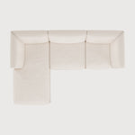 Monocle outdoor modular sofa - White fabric White Cliff Studio Outdoor Sofa