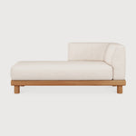 Monocle outdoor modular sofa - White fabric White Cliff Studio Outdoor Sofa