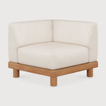 Monocle outdoor modular sofa - White fabric White Cliff Studio Outdoor Sofa