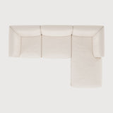 Monocle outdoor modular sofa - White fabric White Cliff Studio Outdoor Sofa