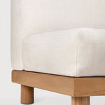 Monocle outdoor modular sofa - White fabric White Cliff Studio Outdoor Sofa