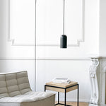 Monolit side table - oak - square - removable cover White Cliff Studio Side Table