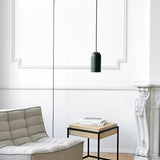 Monolit side table - oak - square - removable cover White Cliff Studio Side Table