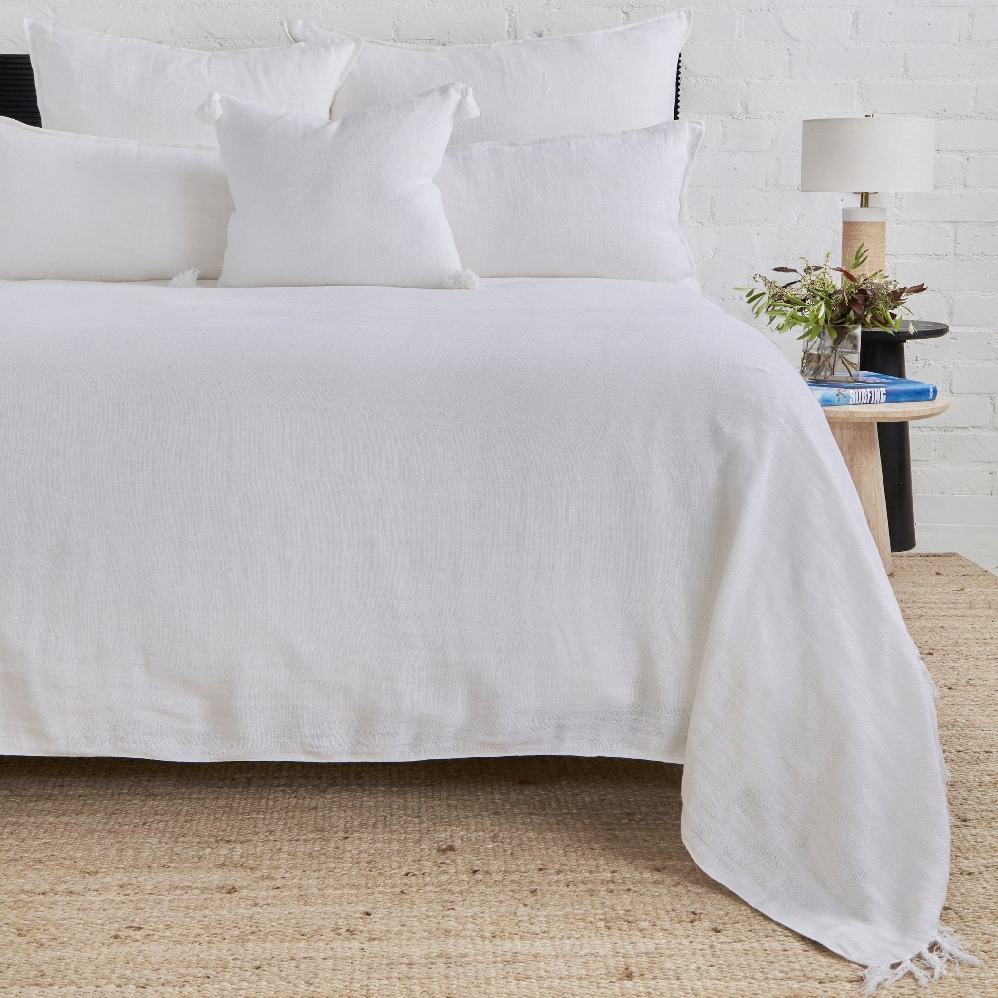 Montauk Blanket White Cliff Studio Blankets