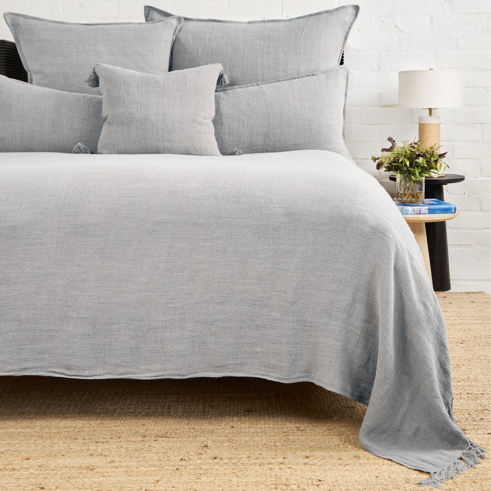 Montauk Blanket by Pom Pom At Home – Luxe Soft Throw – White Cliff Studio