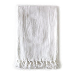 Montauk Throw White Cliff Studio Throws