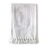 Montauk Throw White Cliff Studio Throws