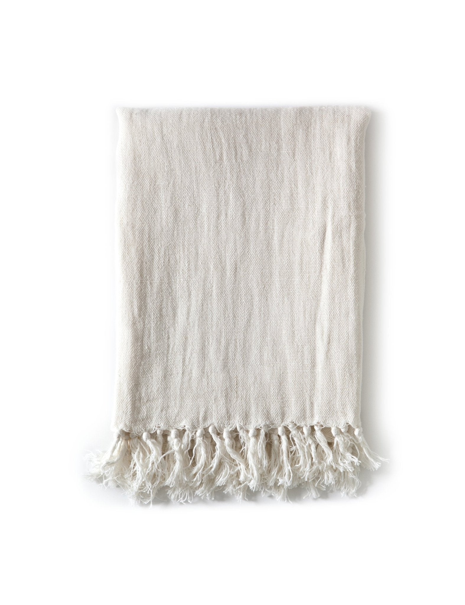 Montauk Throw White Cliff Studio Throws