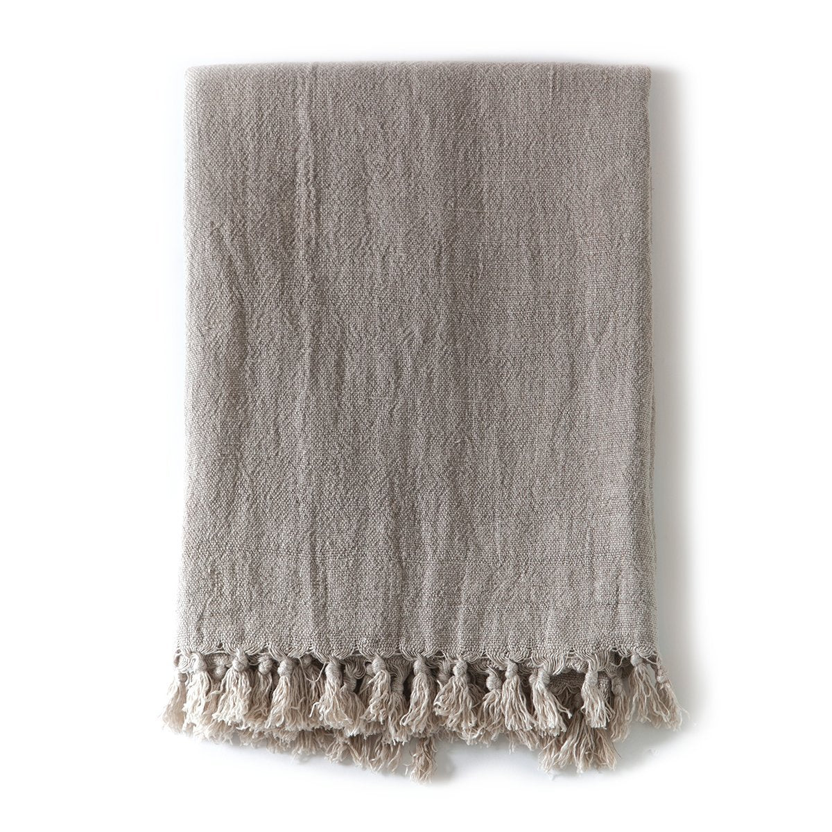 Quilts & Throw Blankets in Linen & Cotton - White Cliff Studio