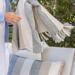 Monterey Oversized Throw White Cliff Studio Throw Blankets