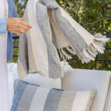 Monterey Oversized Throw White Cliff Studio Throw Blankets