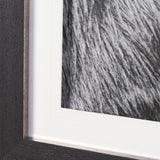 Mustang by Nathan Larson a Hand Embellished Framed Art Print Matted under Glass