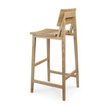 N4 bar stool - varnished oak White Cliff Studio Bar Stool