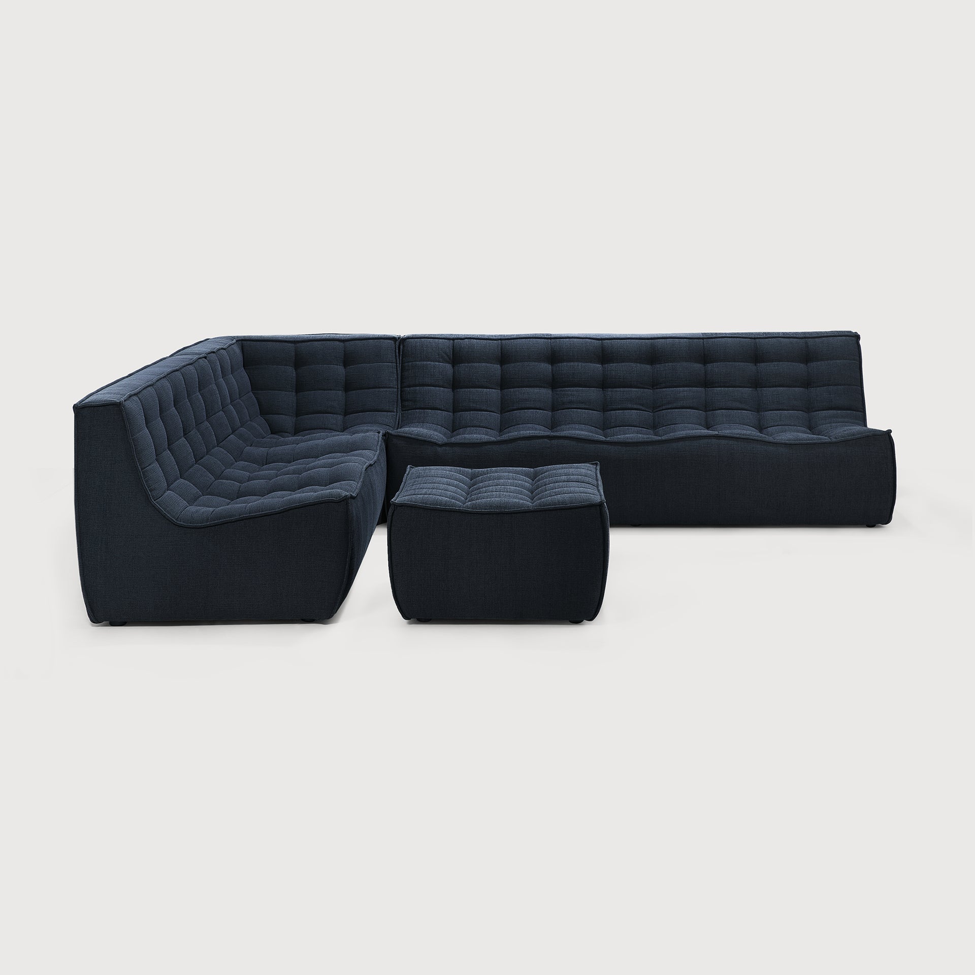 N701 3-Seat Sofa in Graphite Eco eco fabric by Ethnicraft