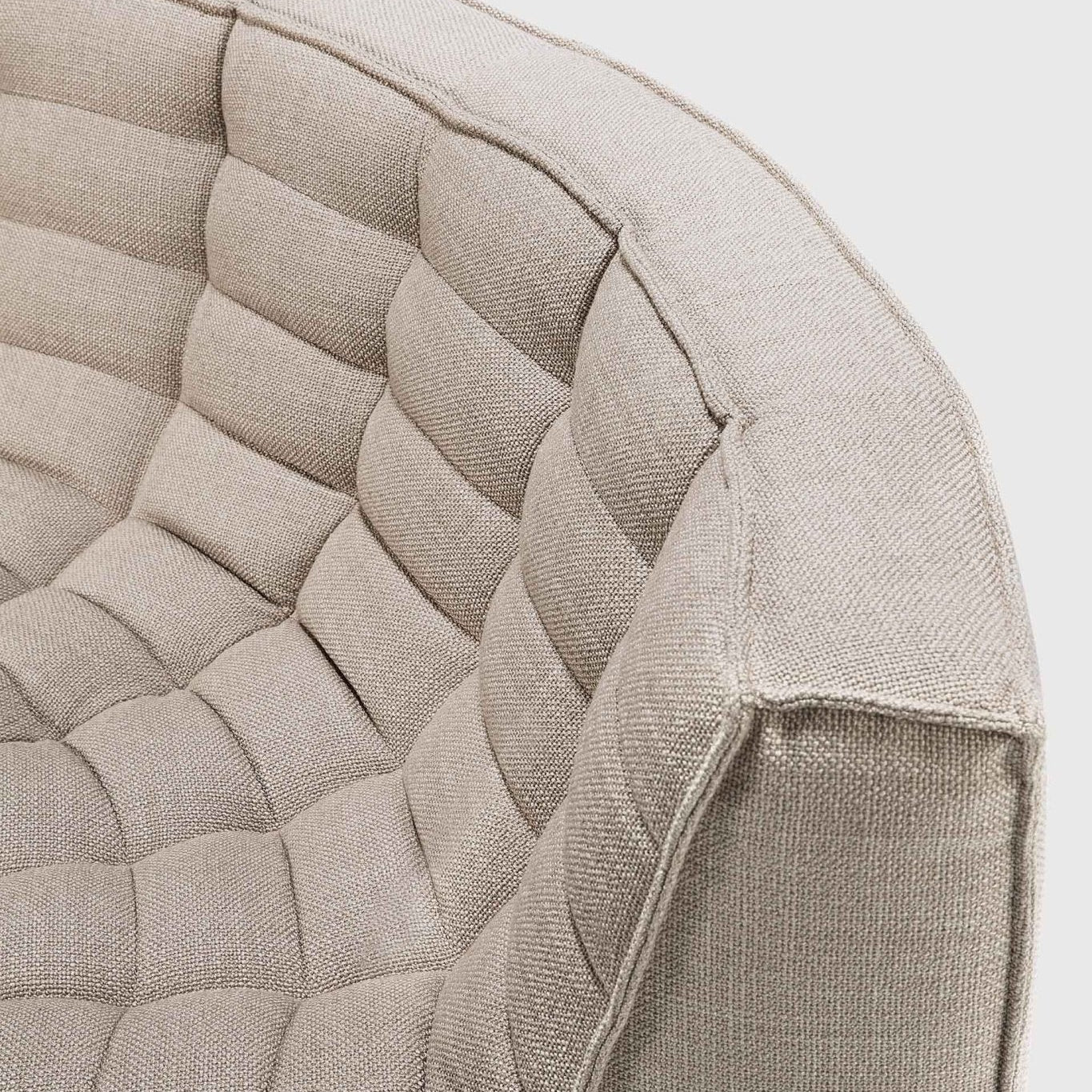 N701 3-Seat Sofa in Beige fabric by Ethnicraft