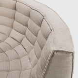 N701 4-Seat Sofa in Beige fabric by Ethnicraft