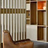 N701 4-Seat Sofa in Chestnut Leather aniline leather by Ethnicraft