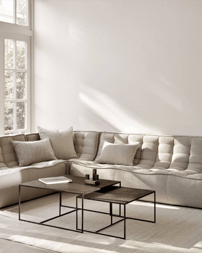 N701 5-Seat Extended Sofa in Old Saddle Leather aniline leather by Ethnicraft