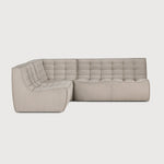 N701 5-Seat Sofa in Ecru Eco eco fabric by Ethnicraft