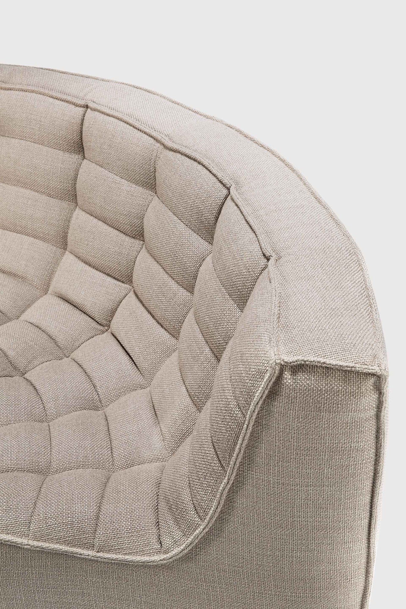 N701 5-Seat Sofa in Beige fabric by Ethnicraft