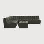 N701 6-Seat Sectional in Graphite Eco eco fabric by Ethnicraft
