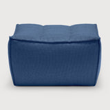 N701 footstool - Blue fabric White Cliff Studio Ottoman