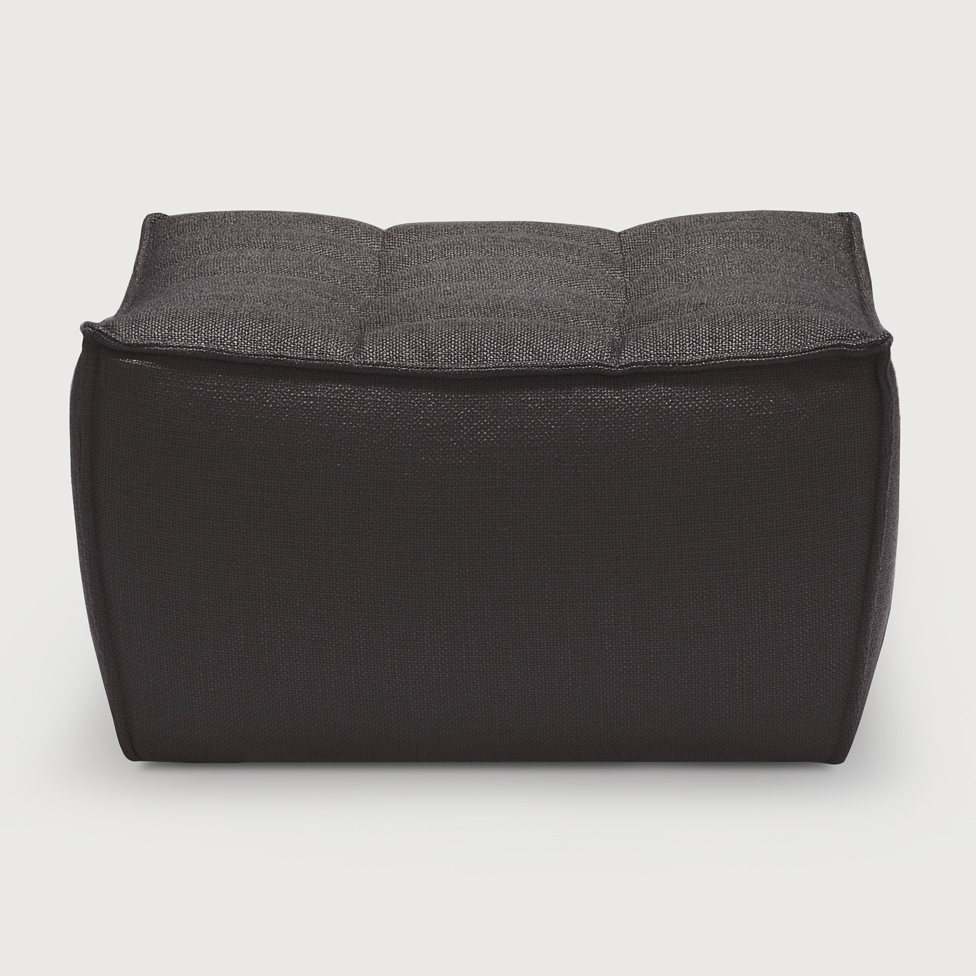 N701 footstool - Dark Grey fabric White Cliff Studio Ottoman