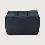 N701 footstool - Graphite Eco fabric White Cliff Studio Ottoman