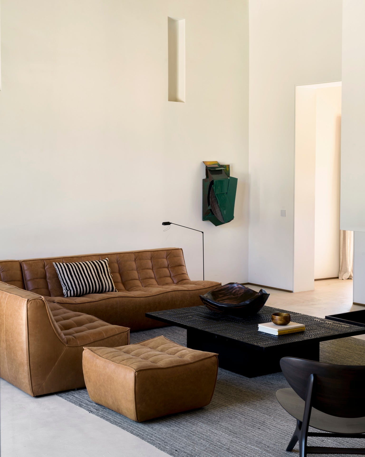 N701 Footstool White Cliff Studio Ottomans