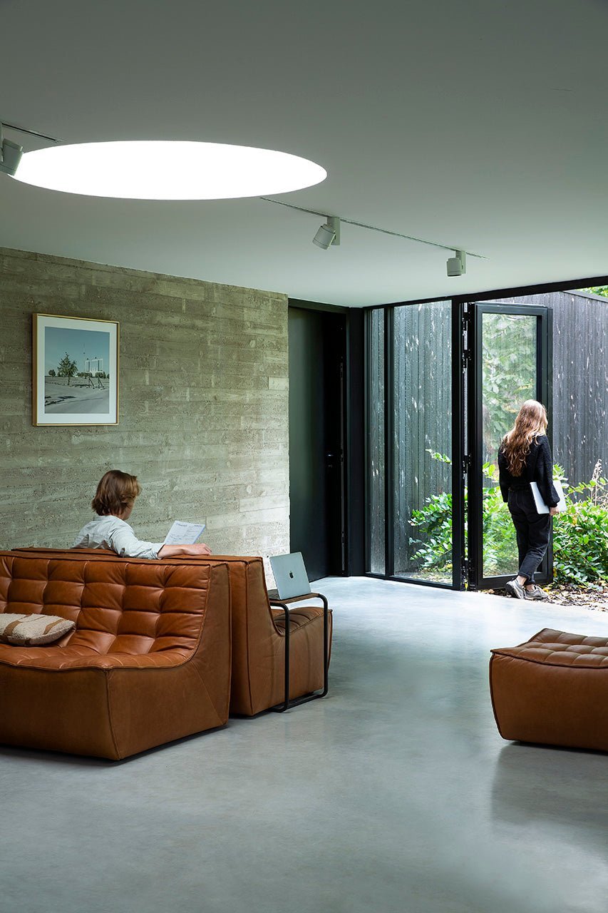 N701 Footstool White Cliff Studio Ottomans