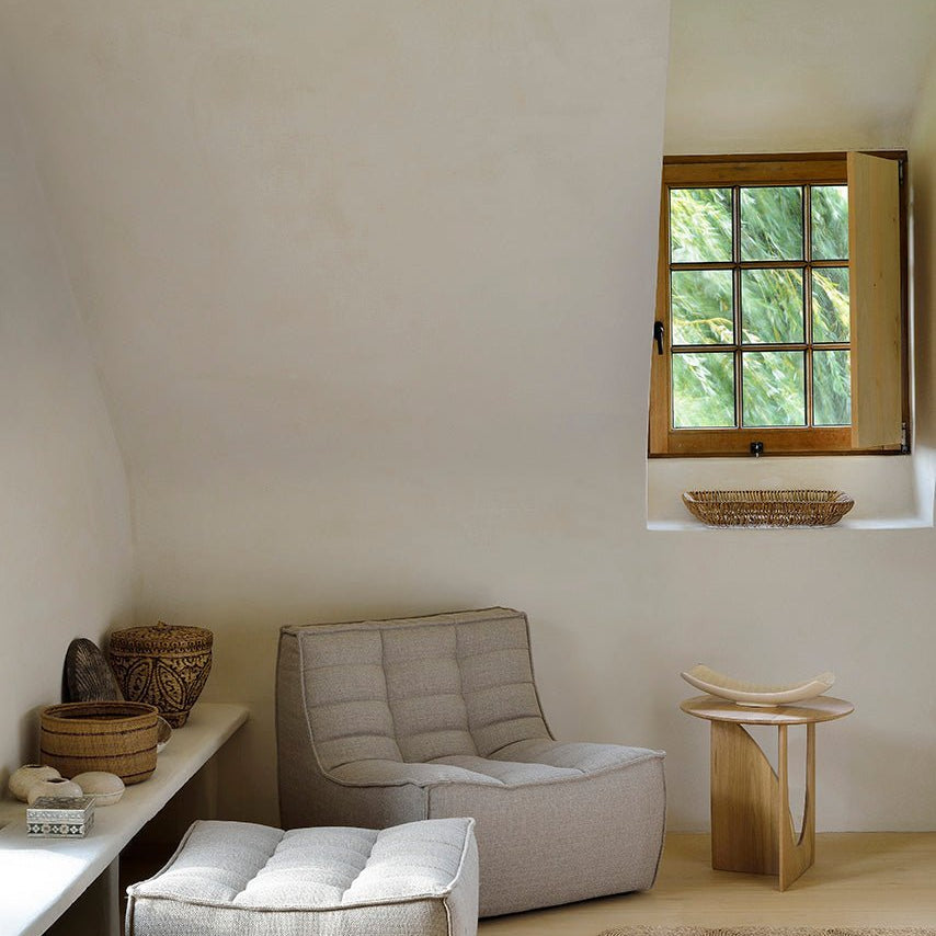 N701 Footstool White Cliff Studio Ottomans