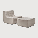 N701 Footstool White Cliff Studio Ottomans