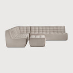 N701 Footstool White Cliff Studio Ottomans