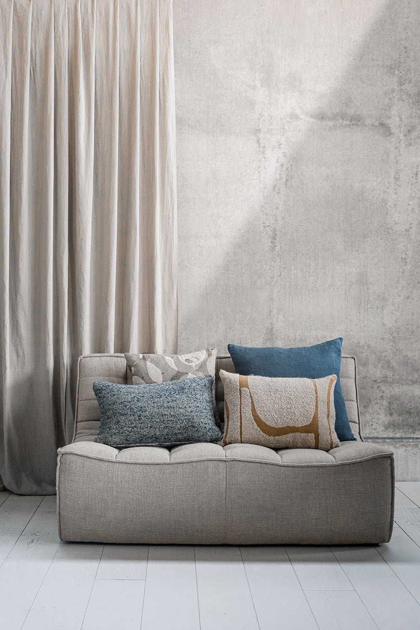 N701 modular sofa - Beige fabric - 2 seater White Cliff Studio Sofa