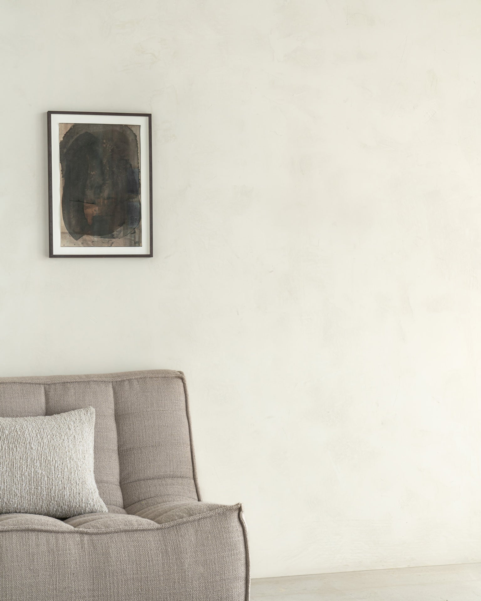 N701 modular sofa - Beige fabric - 2 seater White Cliff Studio Sofa