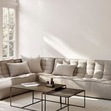 N701 modular sofa - Beige fabric - 2 seater White Cliff Studio Sofa