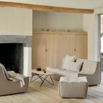 N701 modular sofa - Beige fabric - 2 seater White Cliff Studio Sofa