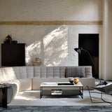 N701 modular sofa - Beige fabric - 3 seater White Cliff Studio Sofa