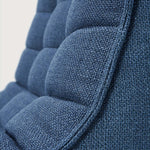 N701 modular sofa - Blue fabric - 1 seater White Cliff Studio Sofa