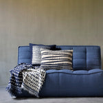 N701 modular sofa - Blue fabric - 2 seater White Cliff Studio Sofa