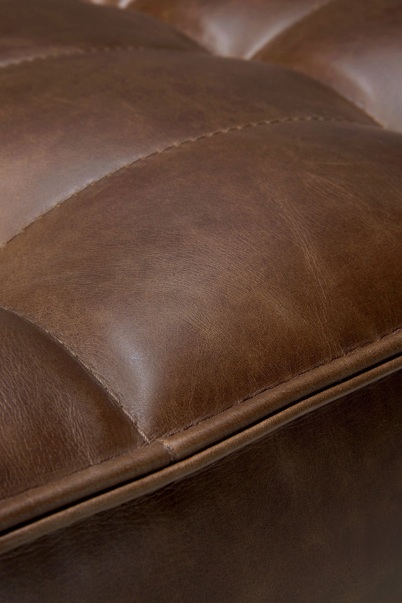 N701 modular sofa - Chestnut leather - 1 seater White Cliff Studio Sofa