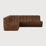 N701 modular sofa - Chestnut leather - 1 seater White Cliff Studio Sofa