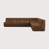 N701 modular sofa - Chestnut leather - 3 seater White Cliff Studio Sofa