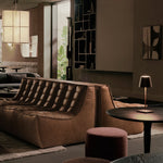 N701 modular sofa - Chestnut leather - 3 seater White Cliff Studio Sofa