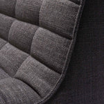 N701 modular sofa - Dark Grey fabric - 1 seater White Cliff Studio Sofa