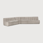 N701 modular sofa - Ecru Eco fabric - 2 seater White Cliff Studio Sofa